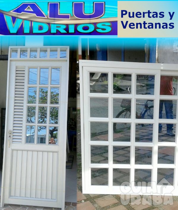 Puerta y ventana en aluminio - Aluvidrios